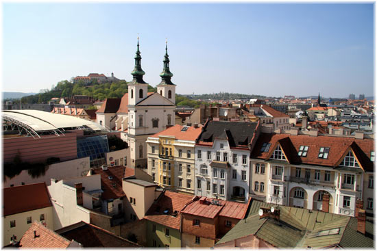 View from Spilberg Castle