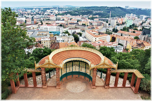 View from Spilberg castle